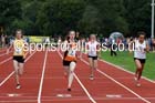 Womens and Girls 100 metres at the Northern Inter-Counties under-17s and 15s at Witton Park, Blackburn. Photo: David T. Hewitson/Sports for All Pics